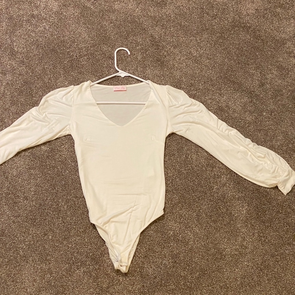 White body suit (worn once)